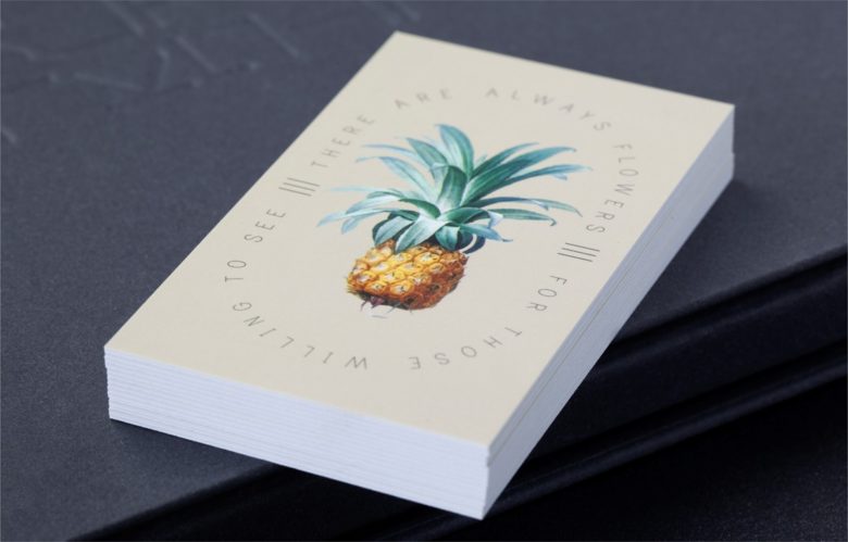 Duplex business cards